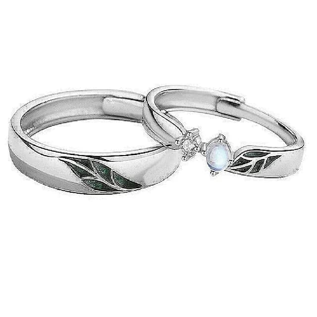 【巴黎精品】現貨+預購 925純銀戒指情侶對戒(月光石情竇初開生日情人節禮物男女飾品2款v1ar10)