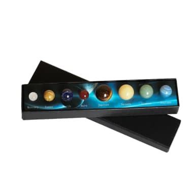 【八大行星水晶原石擺飾禮盒】送禮超加分 銀河系 宇宙 礦石 入厝禮 自家擺飾 交換禮物(開運 轉運 改善磁場)