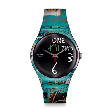 【SWATCH】藝術家聯名錶系列手錶 ISHTAR BY JEAN-MICHEL BASQUIAT 瑞士錶 錶(41mm)