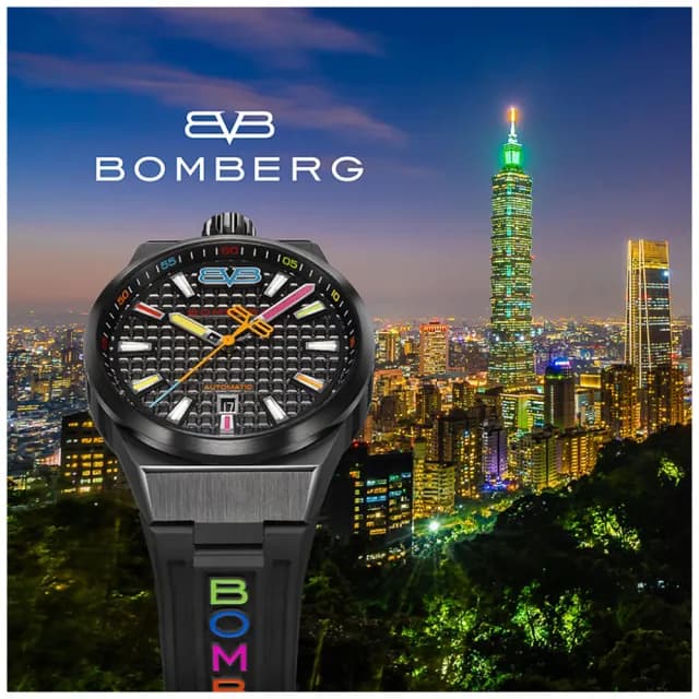 【BOMBERG】炸彈錶 Bolt-68 NEO 台北版 自動機械大都會系列手錶 送禮 禮物 推薦(BF43APBA.09-7.12)