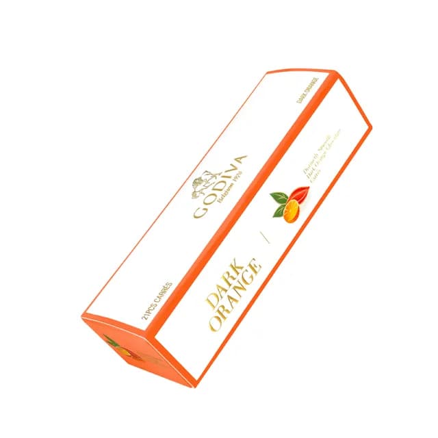 【GODIVA官方直營】片裝香橙黑巧克力禮盒21片裝(生日禮、情人節、聖誕節)