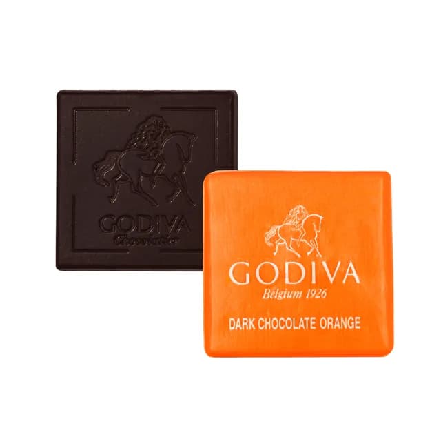 【GODIVA官方直營】片裝香橙黑巧克力禮盒21片裝(生日禮、情人節、聖誕節)