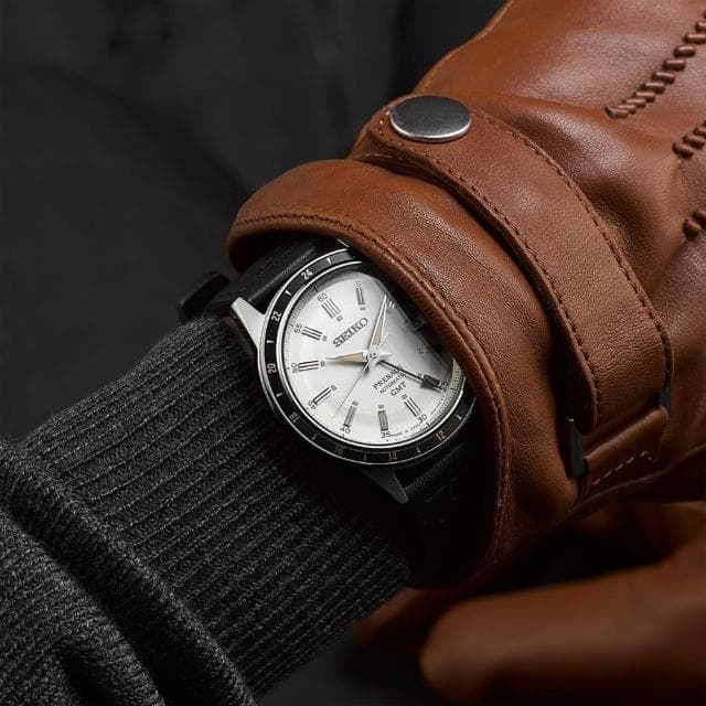 【SEIKO 精工】Presage Style60’s 復古風 GMT 機械腕錶 母親節 禮物 推薦(SSK011J1/4R34-00B0Z)