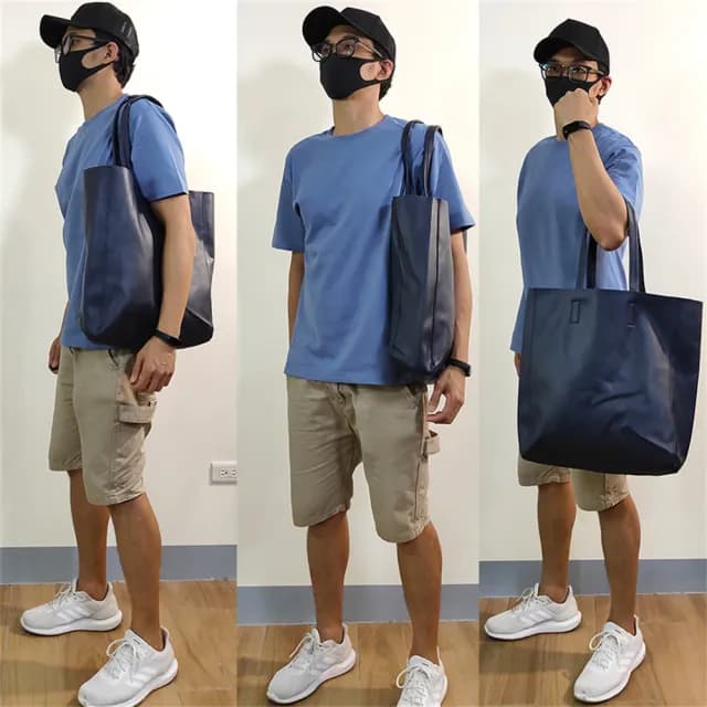 【MoonDy】父親節禮物 男包 單肩包 托特包 男用 大包 女包  大包包 書包  大容量包包 男士 正韓包包 中性包