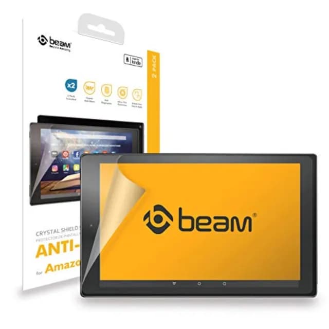 【BEAM】Amazon Kindle Fire HD 10 亞馬遜電子書抗眩光霧面螢幕保護貼(超值2入裝)