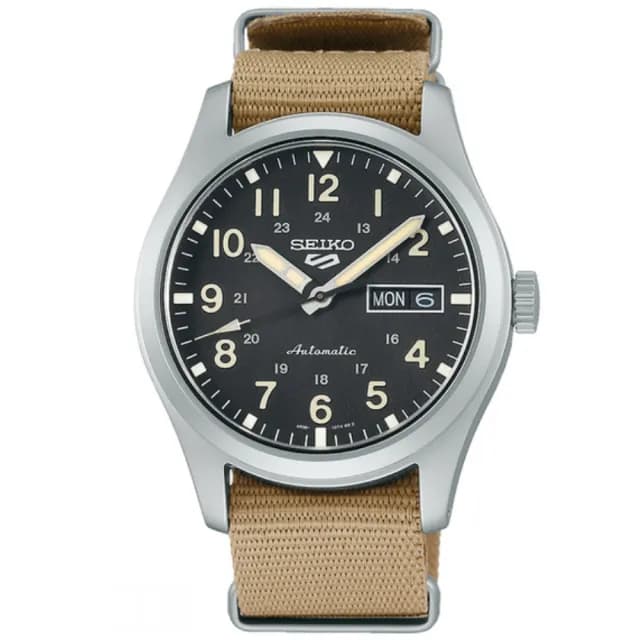【SEIKO 精工】5 Sports系列 復古軍風 機械腕錶 父親節 禮物 送禮 推薦(二款可選)