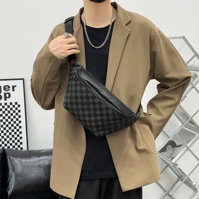 【MoonDy】情人節禮物 包包 男士包包  斜背包 胸包 潮流 時尚 腰包 肩背包 側背包 男包 運動包包 防水包包