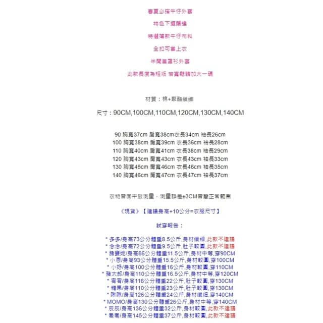 【橘魔法】丹寧下擺鬚邊牛仔短版外套 (薄外套 長袖外套 男童 女童 兒童 中性款 童裝)