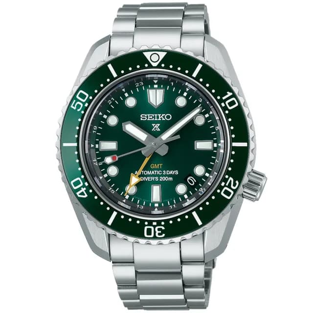 【SEIKO 精工】大谷翔平配戴款 三日鍊 GMT 潛水機械腕錶 父親節 禮物 送禮 推薦(SPB381J1/6R54-00D0G)