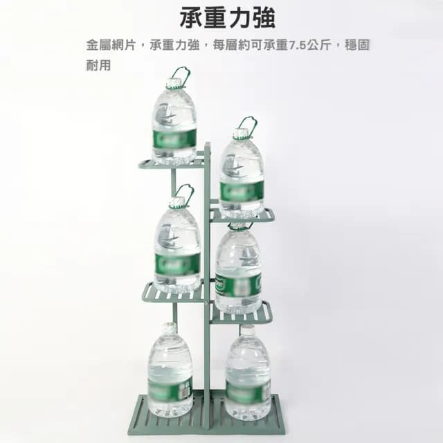 【京太陽】5盆加強款方形園藝花架(盆栽架 花架 花盆架 植物架 戶外花架 園藝花架 落地花架)