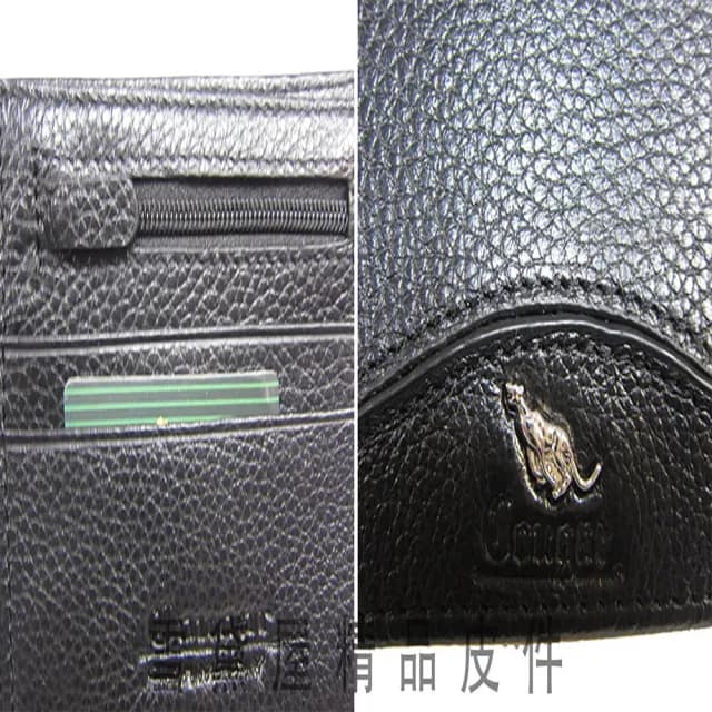 【SNOW.bagshop】情人節禮物 真皮包包  短夾專櫃男仕短夾100%進口牛皮革材質(加長尺寸固定型證件夾)