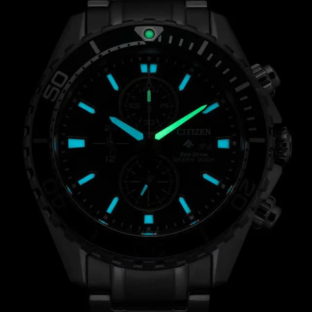 【CITIZEN 星辰】星辰 PROMASTER 光動能200米計時潛水錶 手錶 禮物 推薦(CA0820-50X)