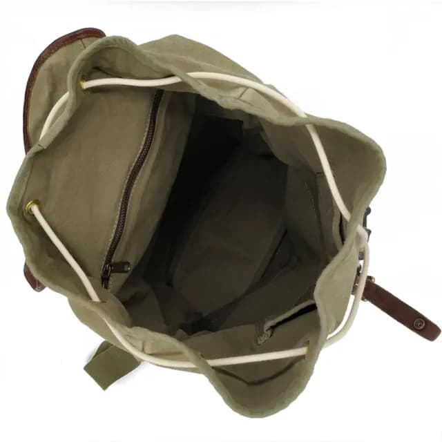 【巴黎精品】父親節禮物 後背包帆布雙肩包(美式復古休閒百搭男女包包v1ac12)