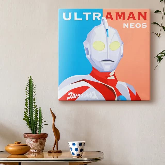 【日本 VisualSonic】看見你的聲音 藍牙畫布音箱-Ultraman Neos(掛畫喇叭/聯名款)