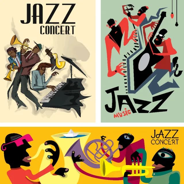 【日本 VisualSonic】看見你的聲音 藍牙畫布音箱-Jazz Concert(掛畫喇叭)