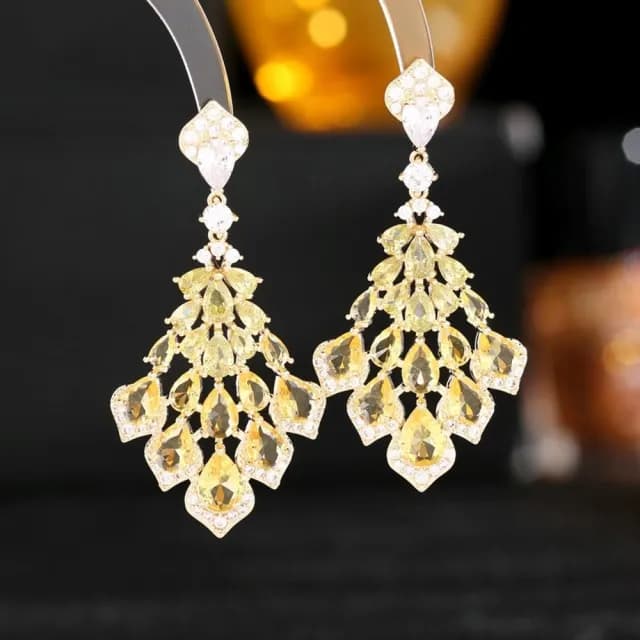 【巴黎精品】現貨+預購 鋯石耳環925純銀耳針(水滴花瓣輕奢生日母親節禮物女飾品4色p1bk32)