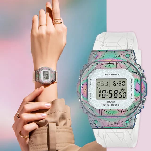 【CASIO 卡西歐】G-SHOCK 40 週年探險家之石系列 手錶 畢業禮物 送禮(GM-S5640GEM-7)