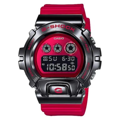 【CASIO 卡西歐】G-SHOCK DW-6900 25周年金屬手錶 開學 送禮 禮物(GM-6900B-4)