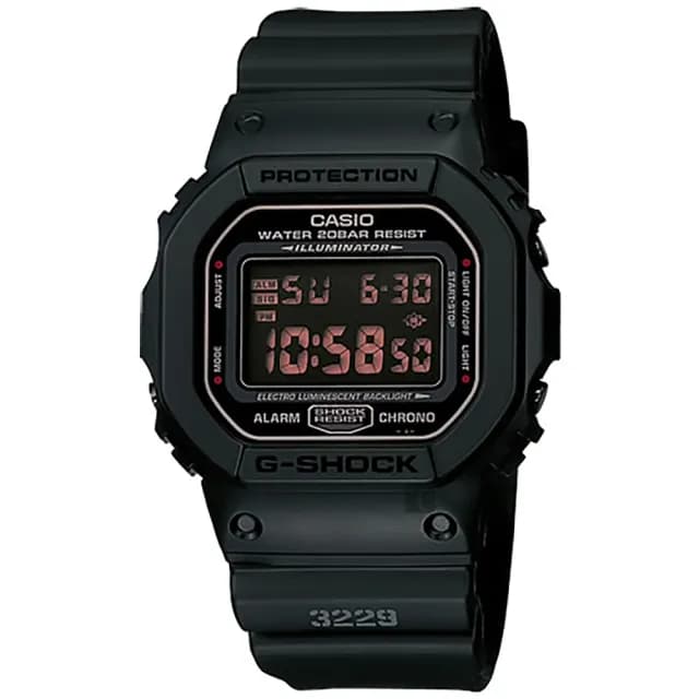 【CASIO 卡西歐】G-SHOCK 軍事經典手錶 禮物 送禮 推薦(DW-5600MS-1HDR)