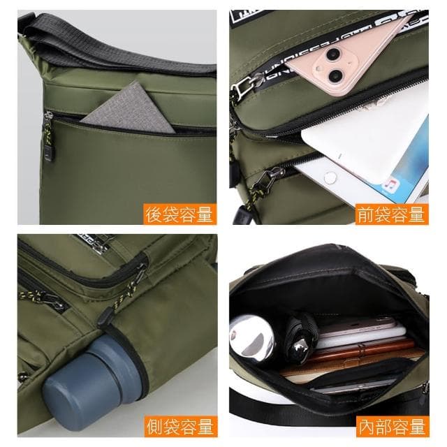 【職人工具包】母親節禮物 185-TB005B 潮流斜肩包 防水側背包 大容量男用側背包(多功能斜肩包