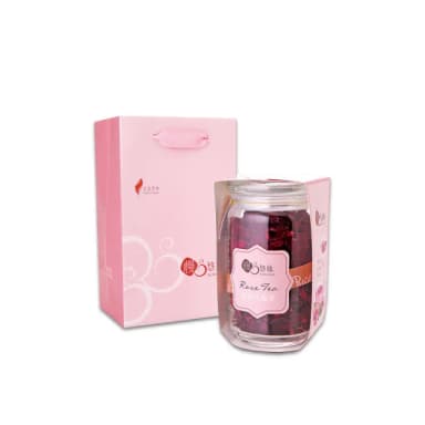 【慢悠仙】玫瑰花瓣茶補充包20gx2包(共0.08斤;天然花青素 純花瓣無花苞 無農藥栽種)