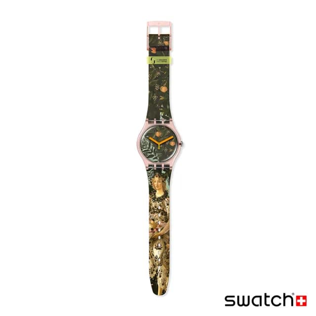【SWATCH】ALLEGORIA DELLA PRIMAVERA BY BOTTICELLI 經典手錶/藝術錶/男錶/女錶/瑞士製造 SUOZ357(41mm)