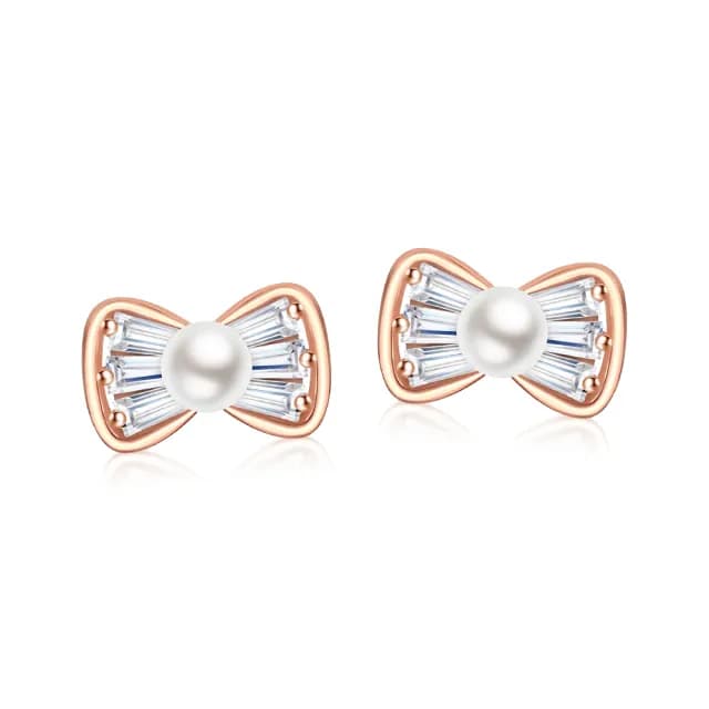 【AchiCat】925純銀珍珠耳環．耳針式(送閨蜜．新年禮物．母親節禮物)