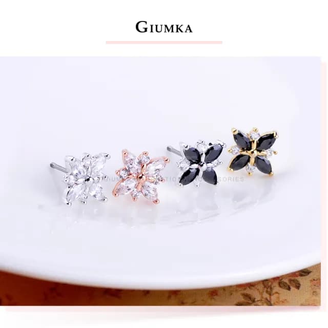 【GIUMKA】耳環．栓扣．花蝶．A款(送閨蜜．送禮)