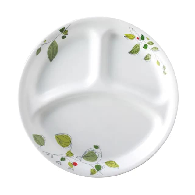 【CORELLE 康寧餐具】10吋分隔盤-綠野微風(310)