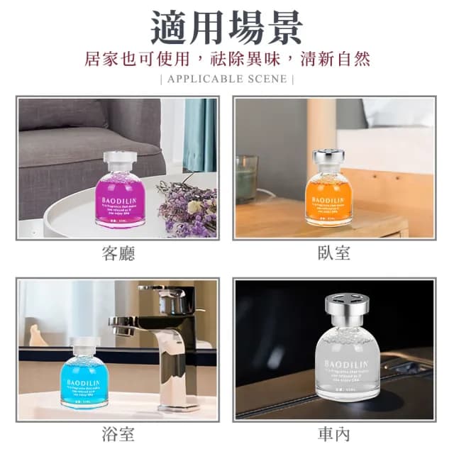 【Finger Pop 指選好物】質感車用香氛瓶買一送一(車用擴香/香薰器/車用香水)