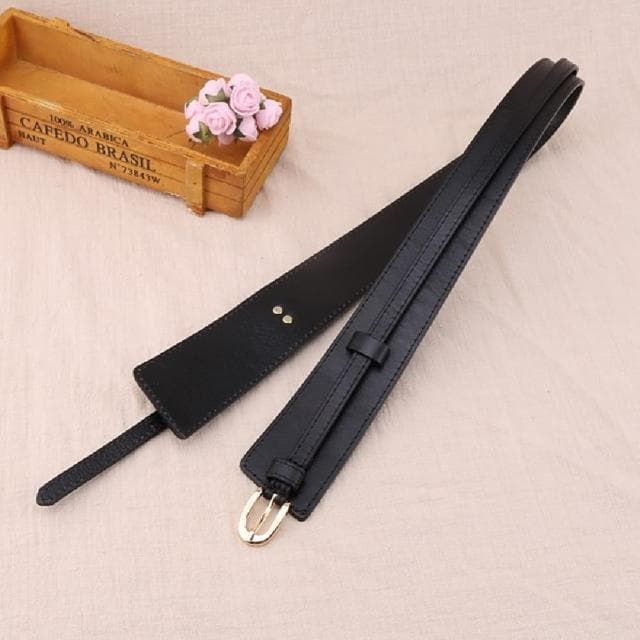 【米蘭精品】現貨+預購 腰封真皮皮帶(牛皮百搭兩用寬版女配件情人節生日聖誕節交換禮物4色74eg15)