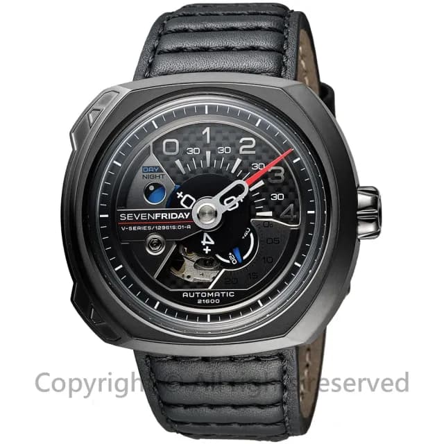 【SEVENFRIDAY】V3 設計師工藝自動上鍊機械錶-黑 送禮 禮物 推薦(V3)