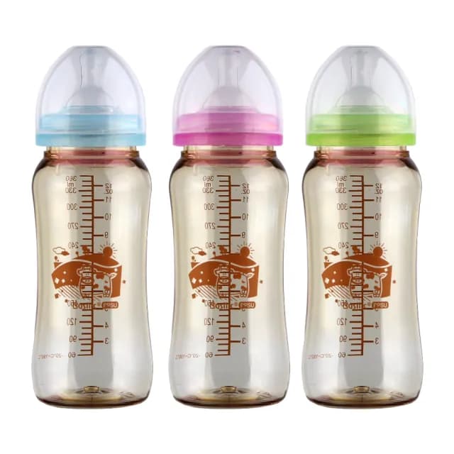 【Basilic 貝喜力克】防脹氣寬口徑PPSU葫蘆型奶瓶(360ml)