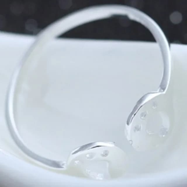 【米蘭精品】現貨+預購 戒指流行銀飾品(小腳造型精緻可愛流行母親節生日情人節聖誕節交換禮物73ae31)