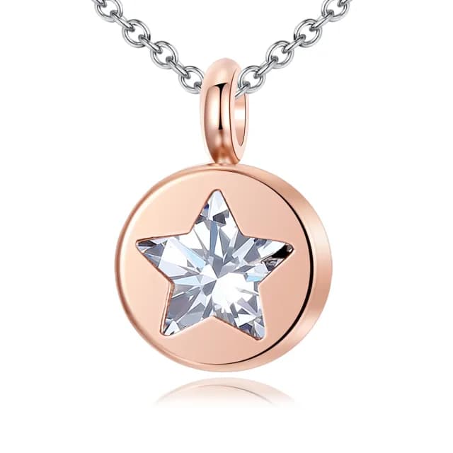 【GIUMKA】快速．項鍊．祈願流星．玫金白鋯(情人節禮物)