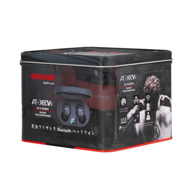 【AIWA 愛華】AT-X80W真無線藍牙耳機
