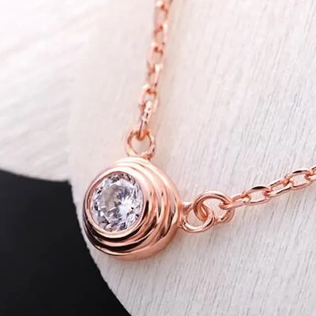 【米蘭精品】現貨+預購 鑲鑽項鍊流行銀飾品(守護愛情情侶送禮母親節生日情人節聖誕節交換禮物73v65)