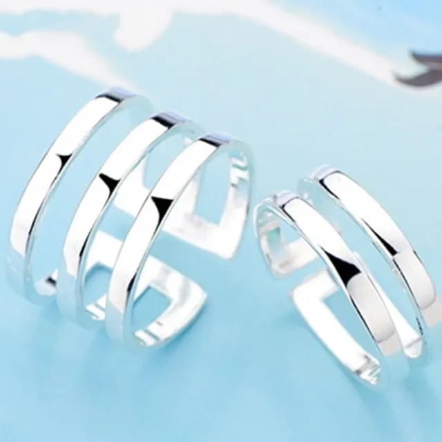 【米蘭精品】現貨+預購 戒指流行銀飾品(環杯造型簡約時尚韓國流行母親節生日情人節禮物2款73ae51)