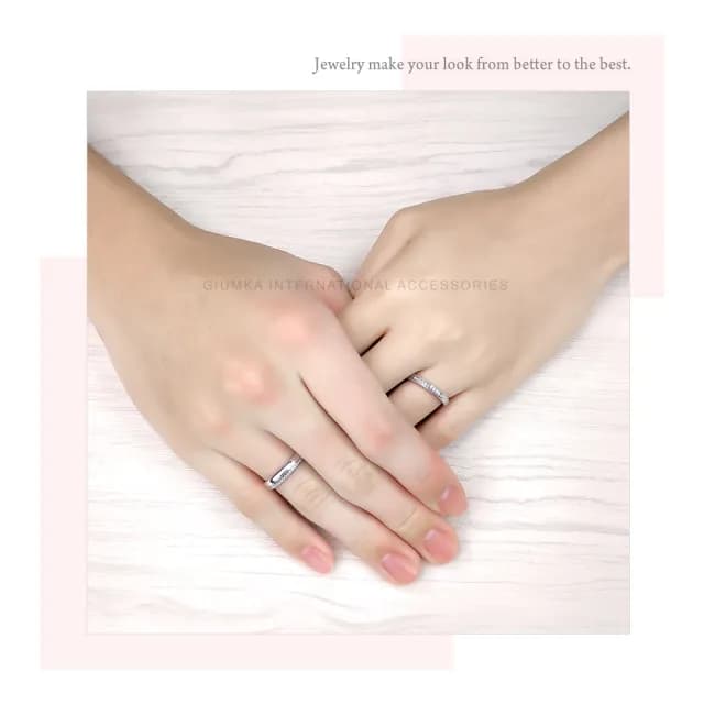 【GIUMKA】情侶戒指．925純銀．尾戒．穿越愛戀．情人節禮物(銀色)