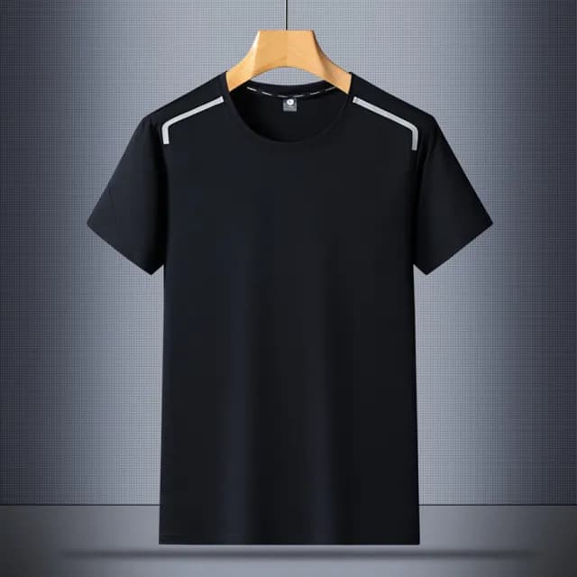 【米蘭精品】現貨+預購 冰絲T恤短袖上衣(夏季透氣吸汗健身男裝父親節禮物4色74ey17)