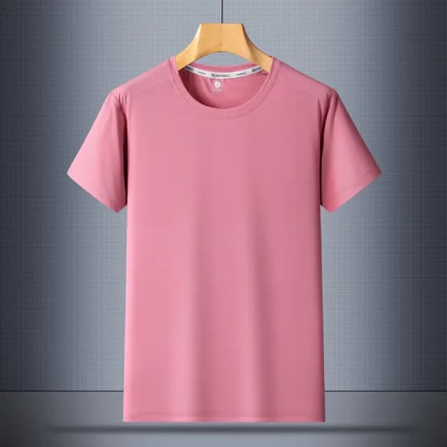 【米蘭精品】現貨+預購 冰絲T恤短袖上衣(夏季彈力排汗快乾男裝父親節禮物5色74ey4)