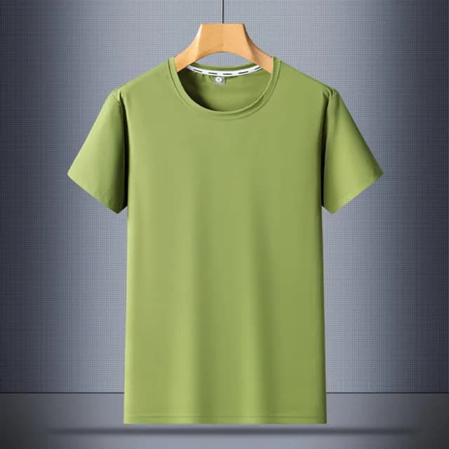 【米蘭精品】現貨+預購 冰絲T恤短袖上衣(休閒速乾健身寬鬆男裝父親節禮物5色74ey20)