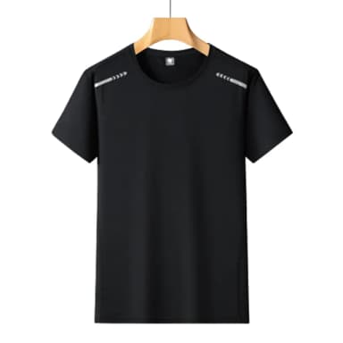 【米蘭精品】現貨+預購 冰絲T恤短袖上衣(夏季寬鬆運動休閒男裝父親節禮物4色74ey12)