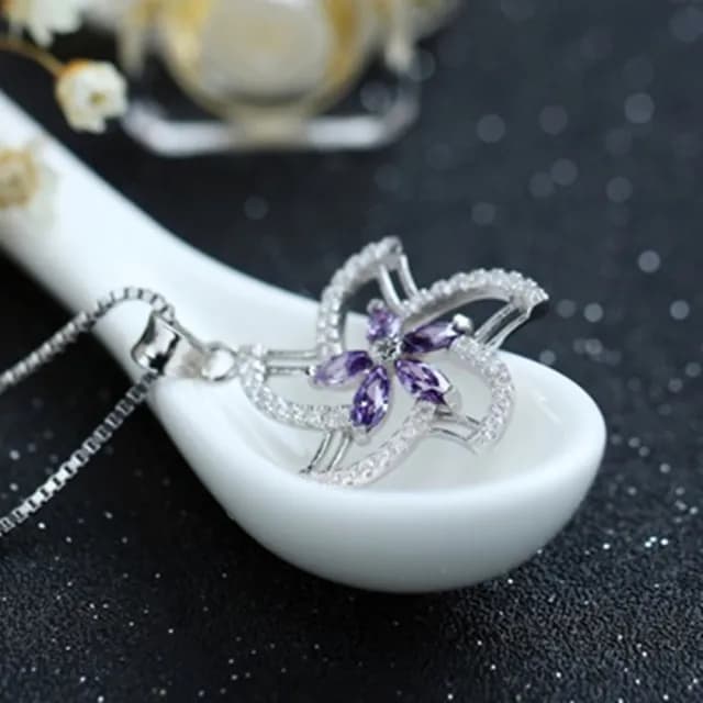 【米蘭精品】現貨+預購 項鍊鑲鑽流行銀飾品(可愛浪漫時尚母親節情人節生日聖誕節交換禮物73am97)