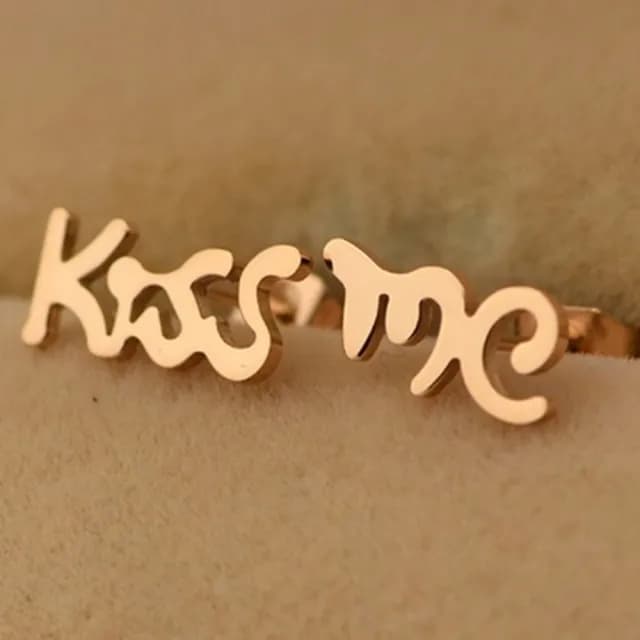 【米蘭精品】現貨+預購 玫瑰金耳環流行飾品(時尚kissme母親節生日情人節聖誕節交換禮物71at73)