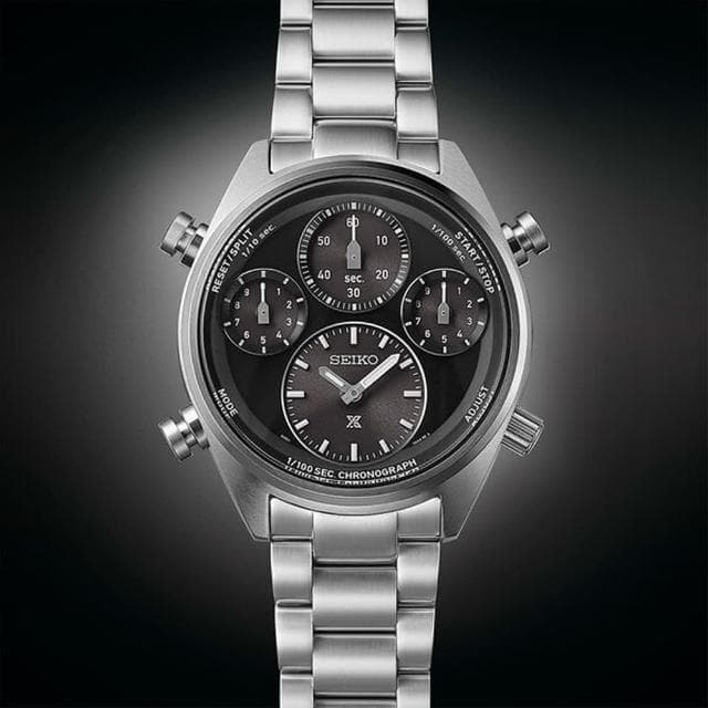 【SEIKO 精工】PROSPEX系列 40周年紀念 太陽能計時腕錶 母親節 禮物 推薦(SFJ003P1/8A50-00A0D)