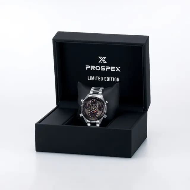 【SEIKO 精工】限量 PROSPEX系列 40周年 太陽能計時腕錶 父親節 禮物 送禮 推薦(SFJ005P1/8A50-00C0N)