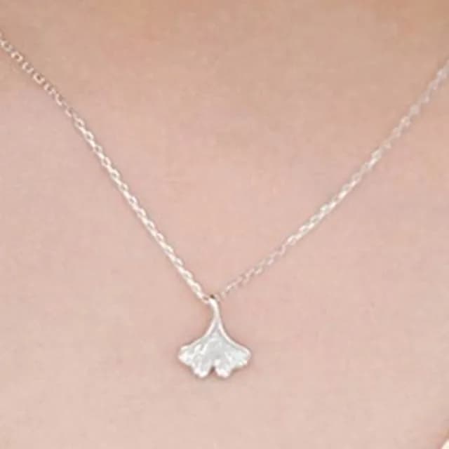 【米蘭精品】現貨+預購 項鍊流行銀飾品(獨特葉子復古簡約母親節生日情人節聖誕節交換禮物73as24)