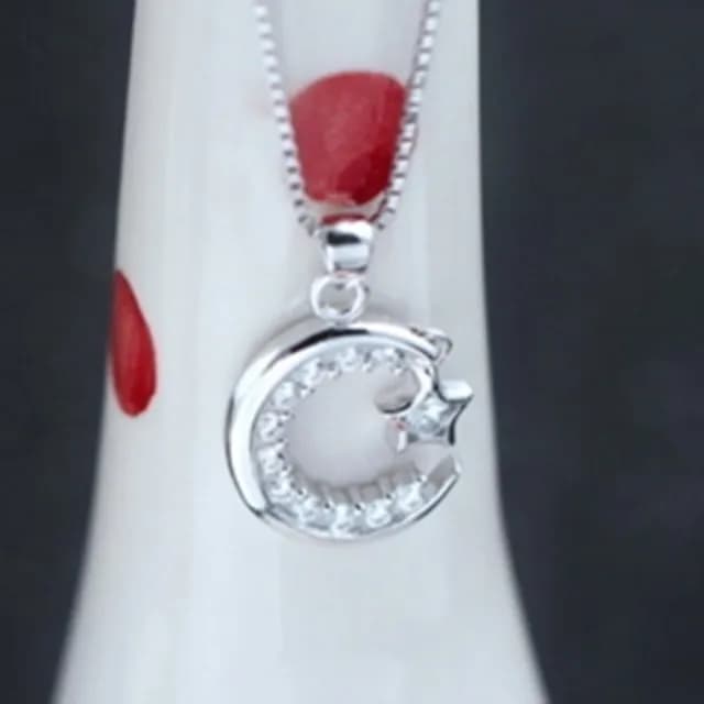 【米蘭精品】現貨+預購 項鍊鑲鑽流行銀飾品(星空時尚典雅百搭母親節情人節生日聖誕節交換禮物73am38)