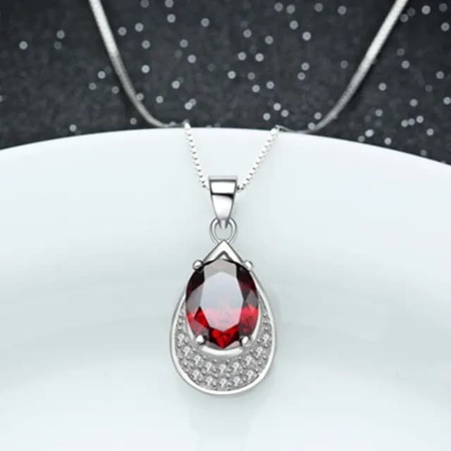 【米蘭精品】現貨+預購 項鍊鑲鑽流行銀飾品(優雅高貴時尚母親節情人節生日聖誕節交換禮物73am45)